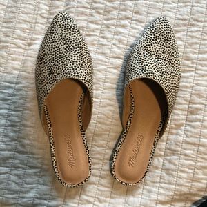 Madewell Remi Mules in Cheetah Spot
